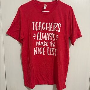 Christmas Teacher Tee